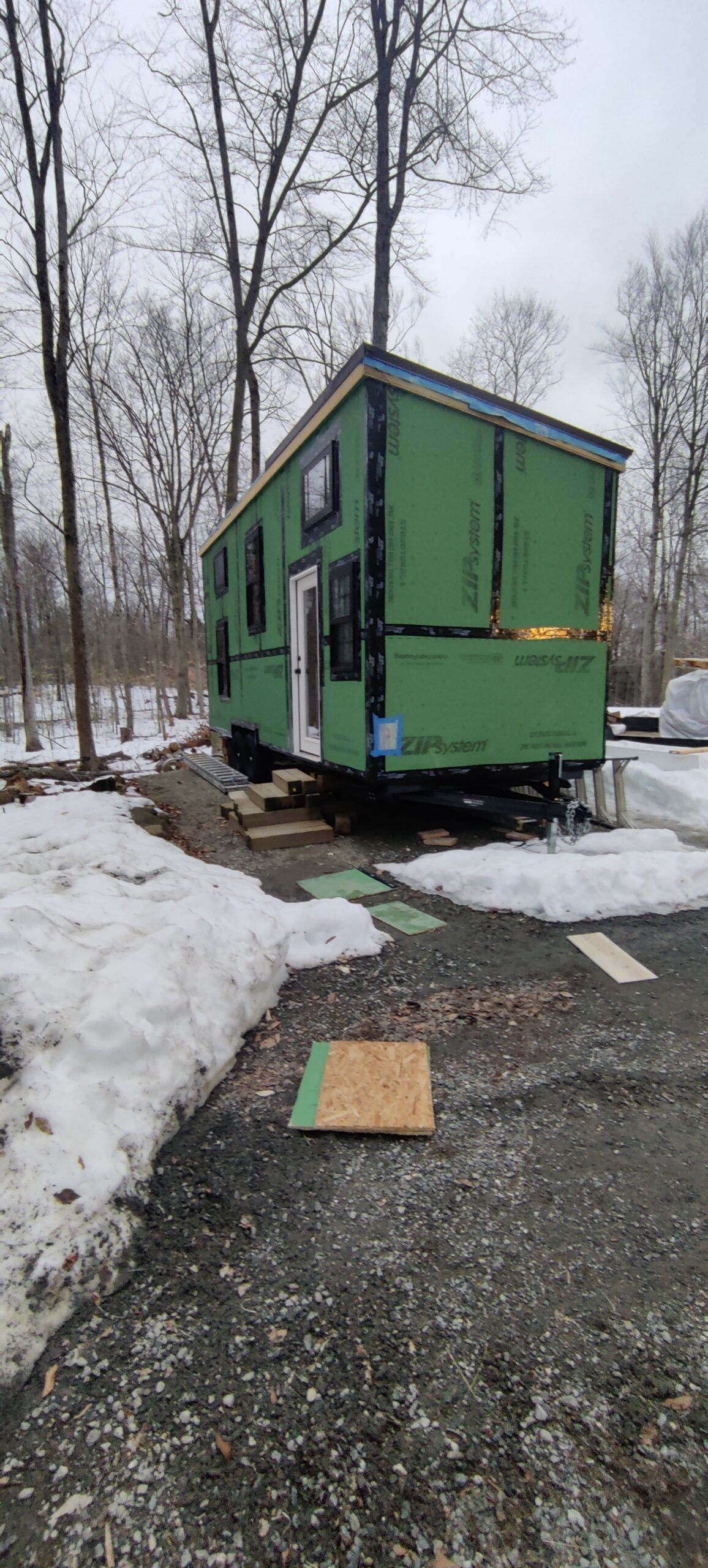 25' Tiny House For Sale (Unfinished Shell)