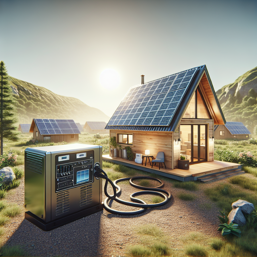 Tiny House with Solar Generator